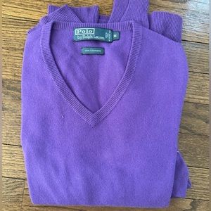 Men’s Polo by Ralph Lauren Cashmere V-Neck Sweater